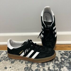 Adidas Gazelle Black White Gum